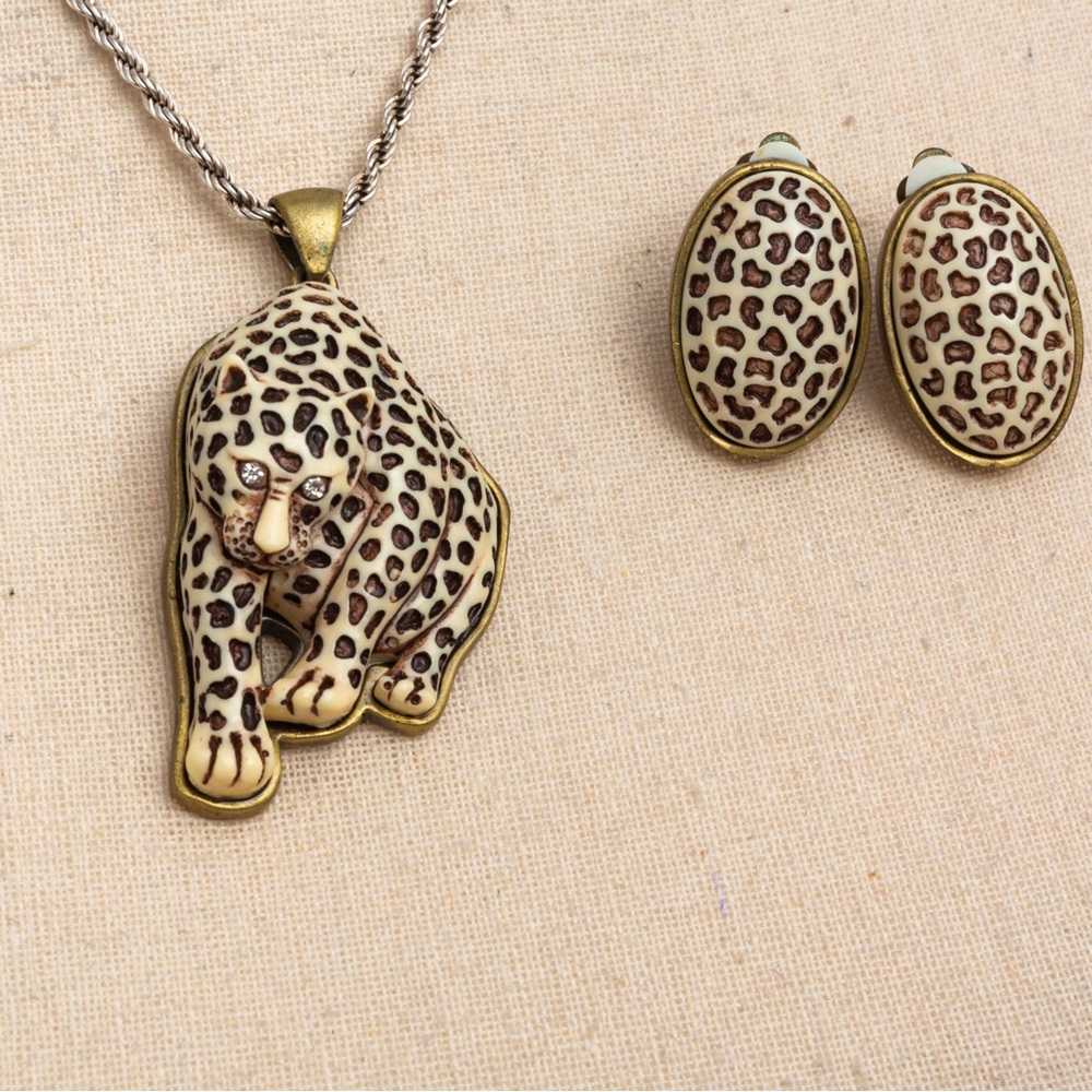 Animal print jewelry set leopard print jewelry set Premier Designs